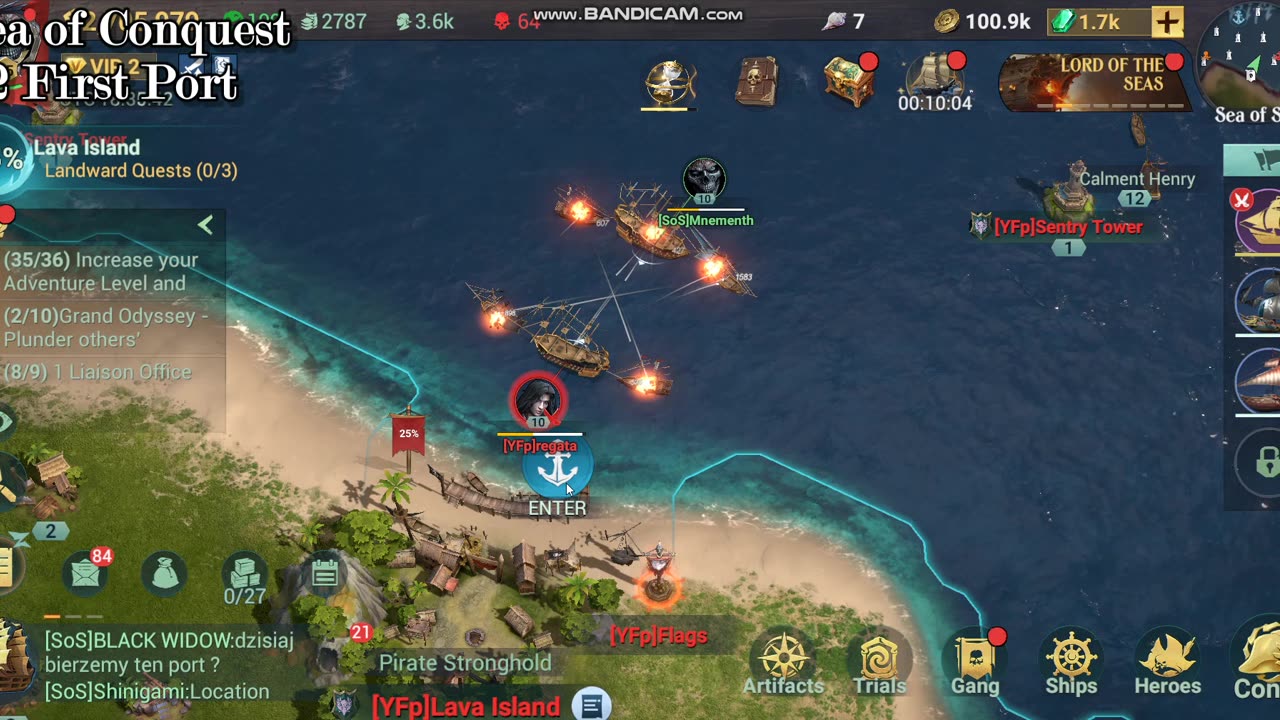 Sea of Conquest PVP event kills... server #409