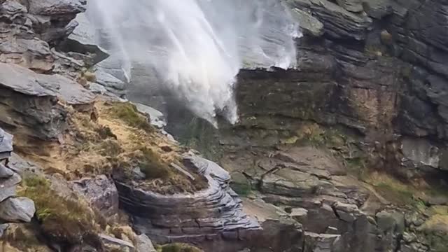 Waterfall Defies Gravity