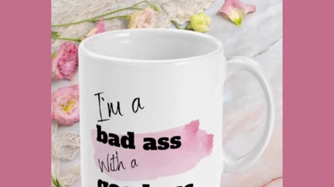 I'm a Bad Ass with a Good Ass Mug by Welovit - 11oz / 325ml