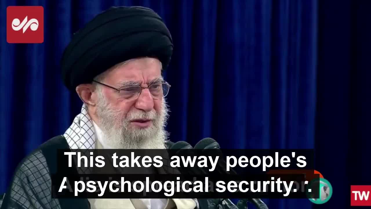 Iran's Supreme Leader demands that individuals who spread "rumors" or "false claims" be prosecuted