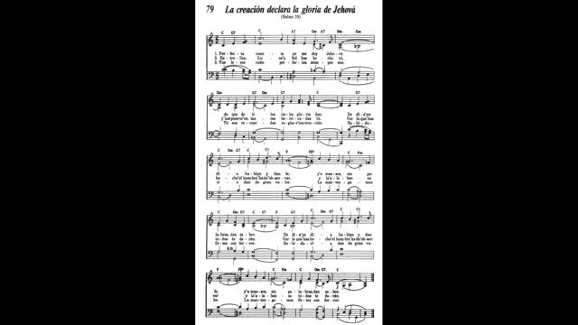 La creación declara la gloria de Jehová (Canción 79 de Canten Alabanzas a Jehová)