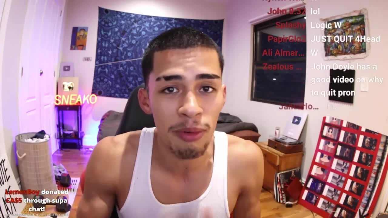 Sneako motivation to quit pr0n Spaloney