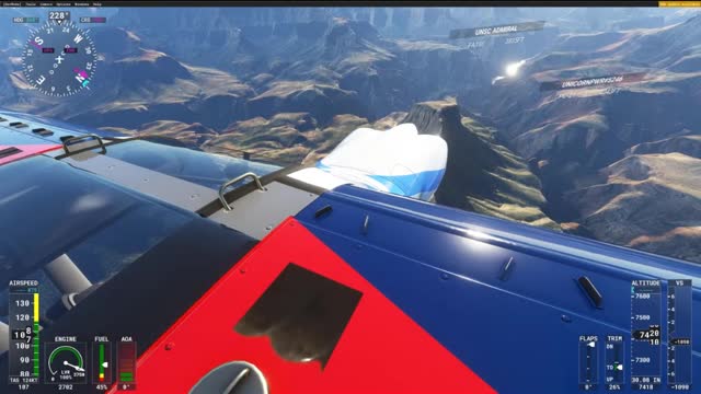 Cub Crafters Vortex Generators over the Grand Canyon