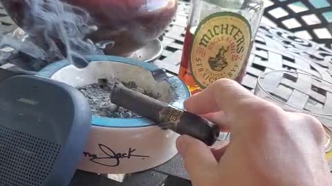 Michter's and a stick poolside