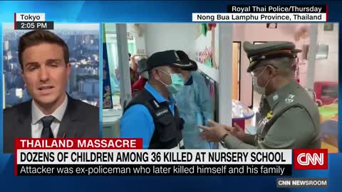 Nursery school massacre in Thailand leaves dozens of children dead