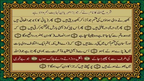 QURAN PARA 26 JUST_ONLY URDU TRANSLATION WITH TEXT HD (FATEH MUHAMMAD JALANDRI)