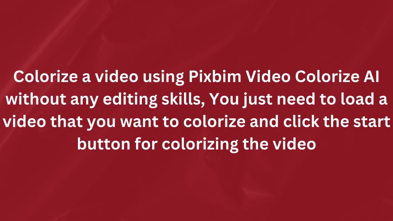 Colorize Video Software