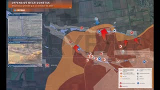 Offensive near #Peski: Situation until 14:00 on 26 Oct 2022