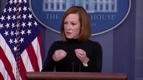 Psaki labels the nonpartisan Congressional Budget Office's score as fake