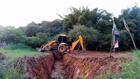 JCB backhoe loader