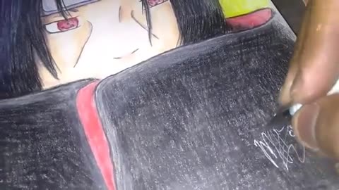 Desenhando Itachi