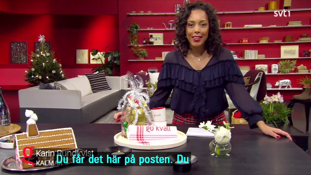 INRI CRISTO na TV da Suécia SVT Programa Go'kväll / 20-12-2018