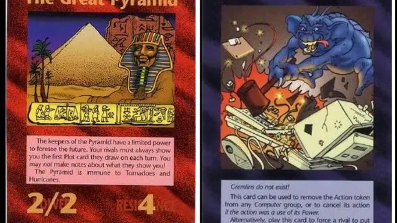 Illuminati Card Game. cards from A - M. Is there any truth to it from 1982