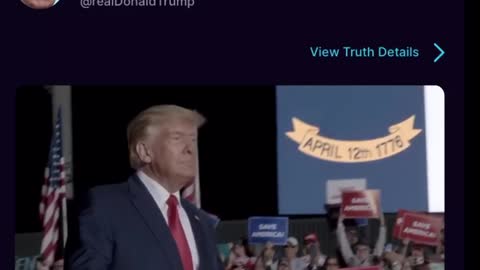 Donald Trump "We will make America great again!" 9-29-22