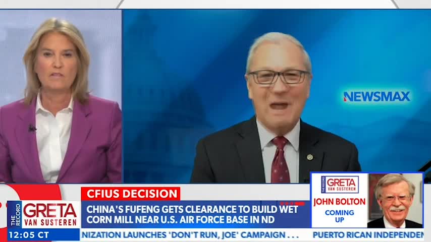 Sen. Kevin Cramer Discusses Fufeng, CFIUS Review