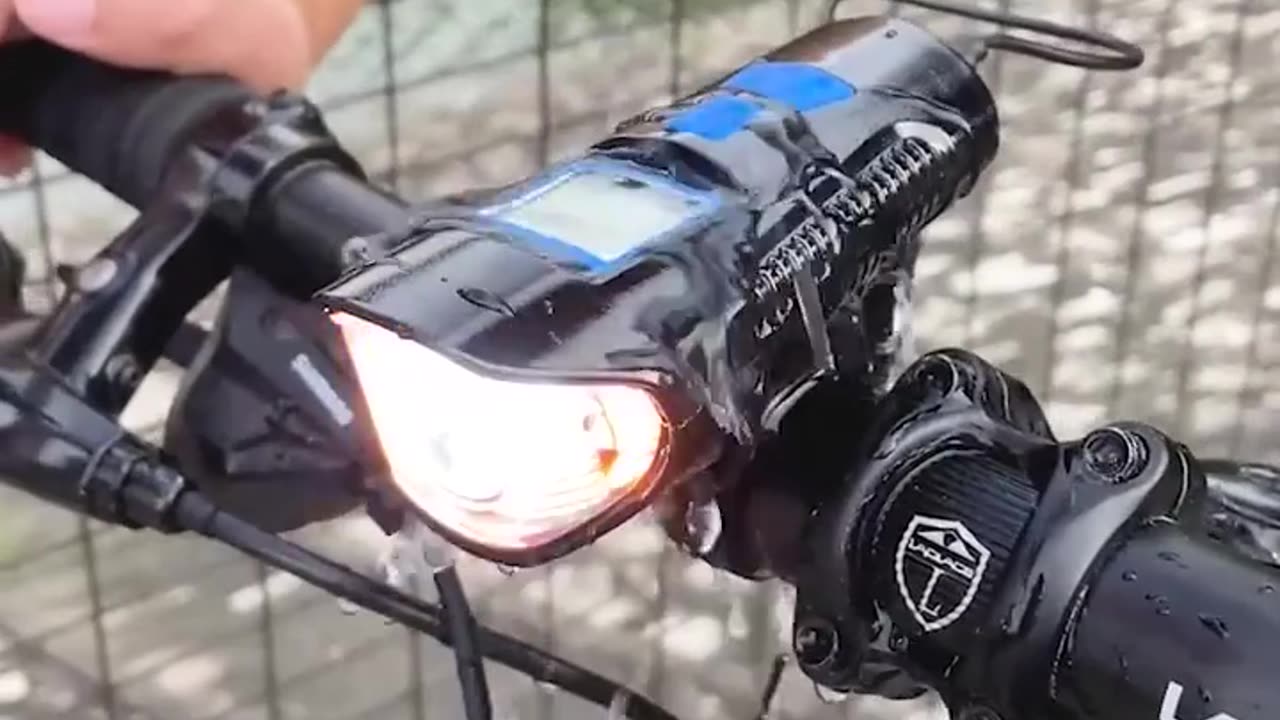 Combo USB Bicycle Light IPX7 Cycling Lights Bike Computer 6 Modes Horn