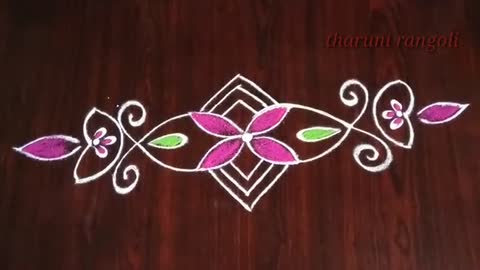 side muggulu || side rangoli designs ||