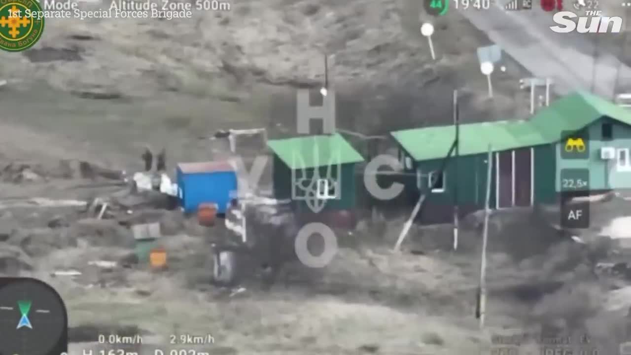 Ukrainian Special Forces destroy a Russian observation post in Ukraine