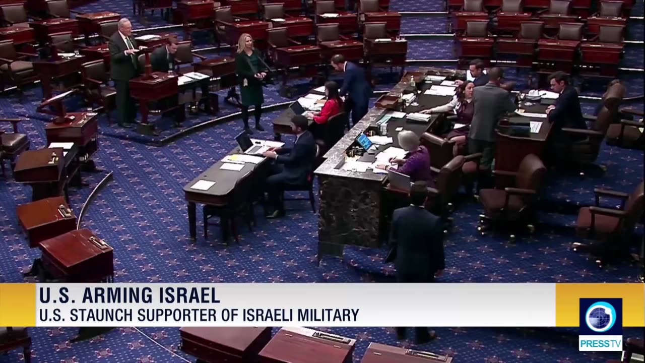 “ US senators has called on Washington to end its arms sales to Israel ”