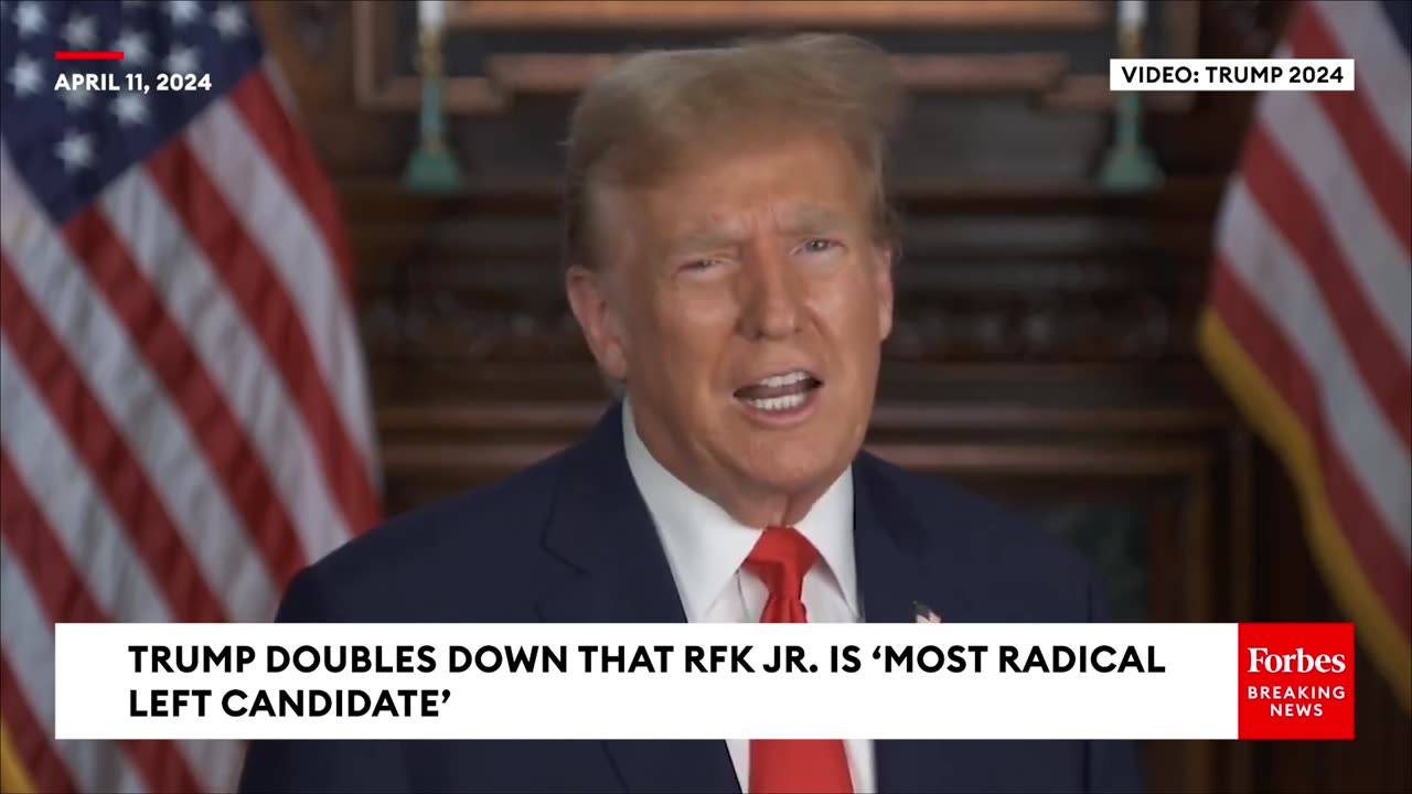 JUST IN: Trump Releases New Video Attack On RFK Jr., Calls Him ‘Most Radical Left Candidate’