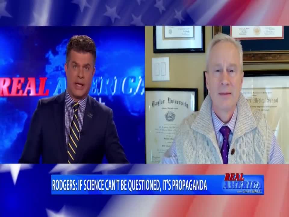 Dr. Peter McCullough Speaks With Real America's Dan Ball