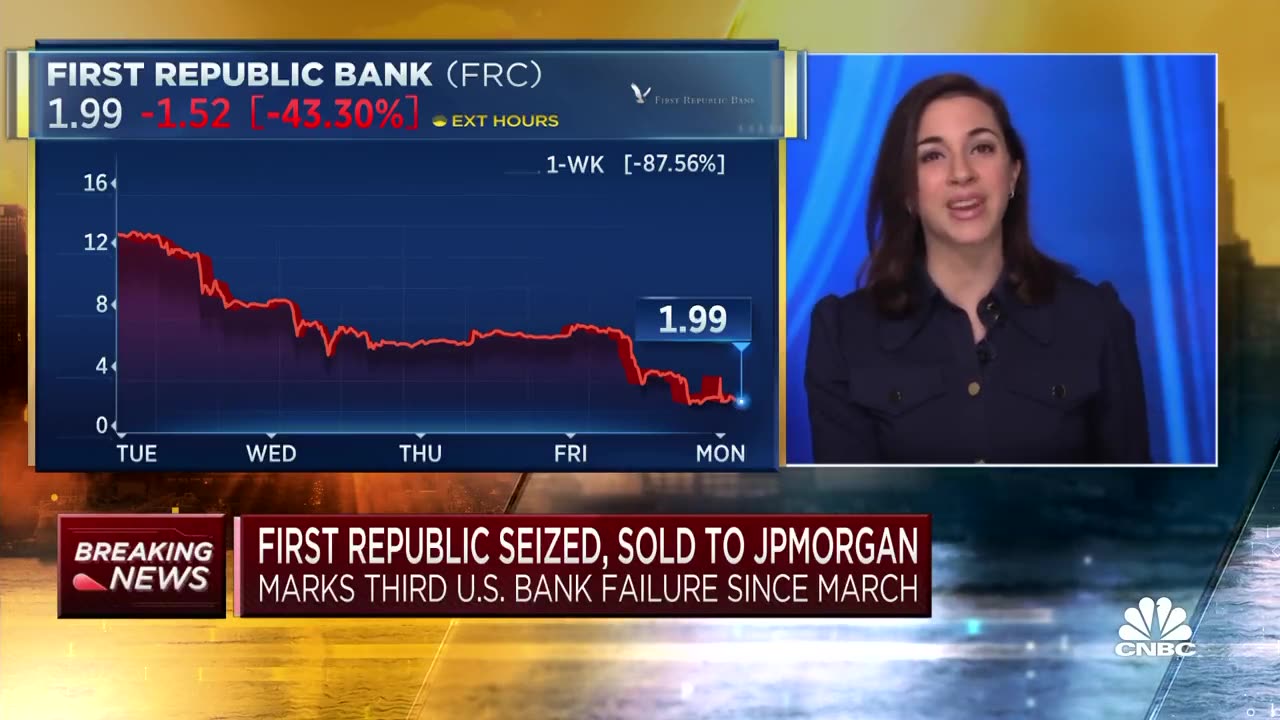 BREAKING | First Republic Bank Has Been Seized by Regulators, Sold to JPMorgan Chase