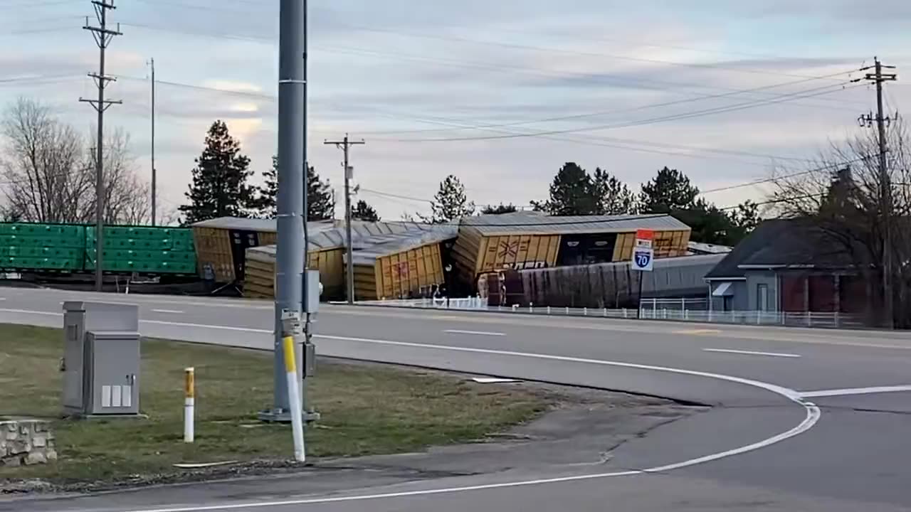 Another Train Derails/"Stacks" in Springfield, Ohio After Recent Palestine, Ohio Disaster