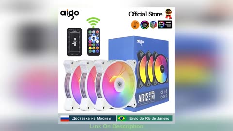 Deal Aigo AR12 white 120mm PC Computer Case