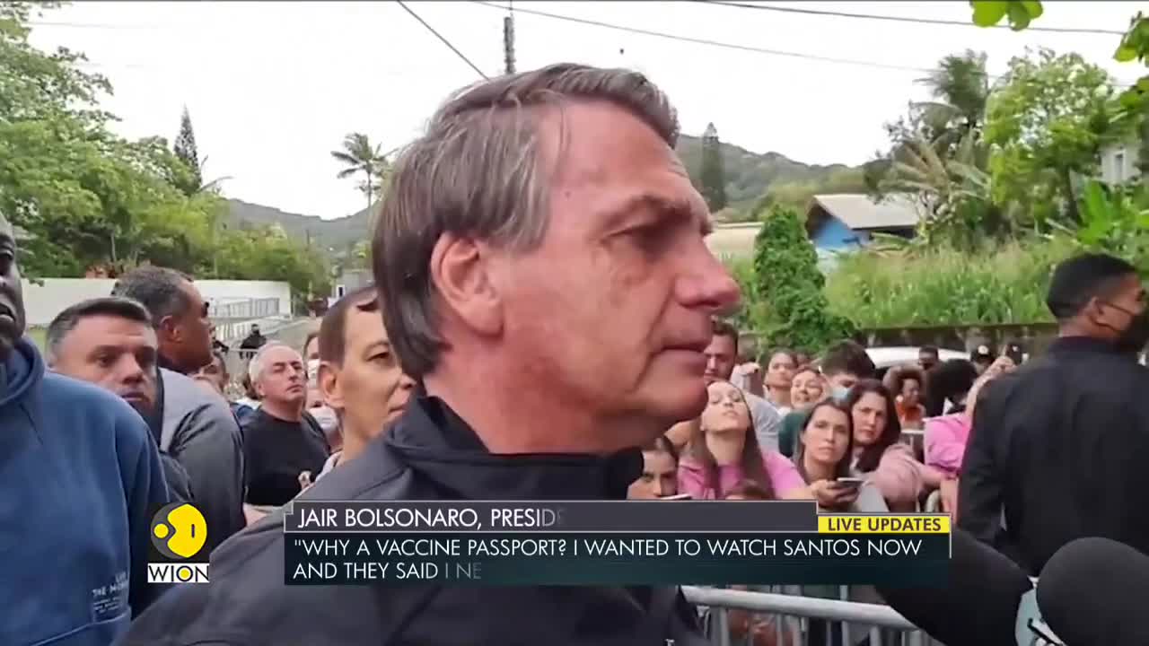 Unvaccinated Brazil president Bolsonaro denied entry into the stadium | World News | Jair Bolsonaro