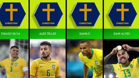 Religion of Brazil Football Players 🇧🇷 Muslim Christian Buddhism ☪️✝️🕉️