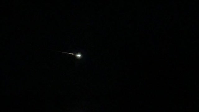 Shooting Star Streaks Across the Sky