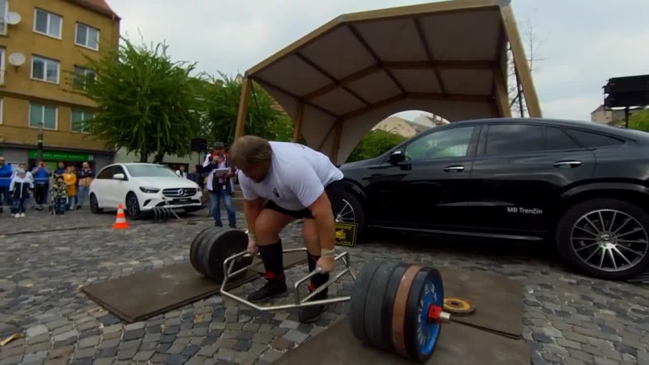 TRAP BAR DEADLIFT 383 KG. STRONGMAN