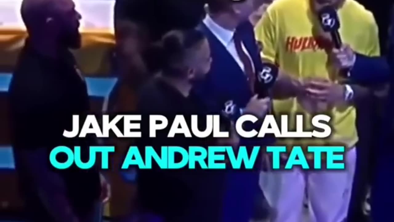 Jake Paul calls out Andrew Tate and this happens next👉#jakepaul #topg #boxing #ksi