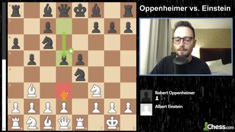 Oppenheimer versus Einstein: Chess Masters