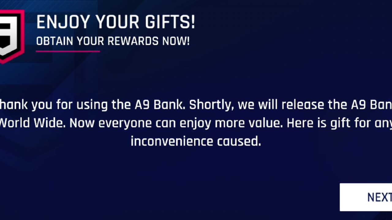 Asphalt 9: Legends - Gift reward tokens A9 Bank reset