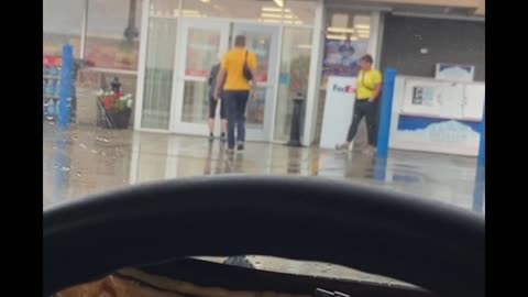 He was about to whoop her