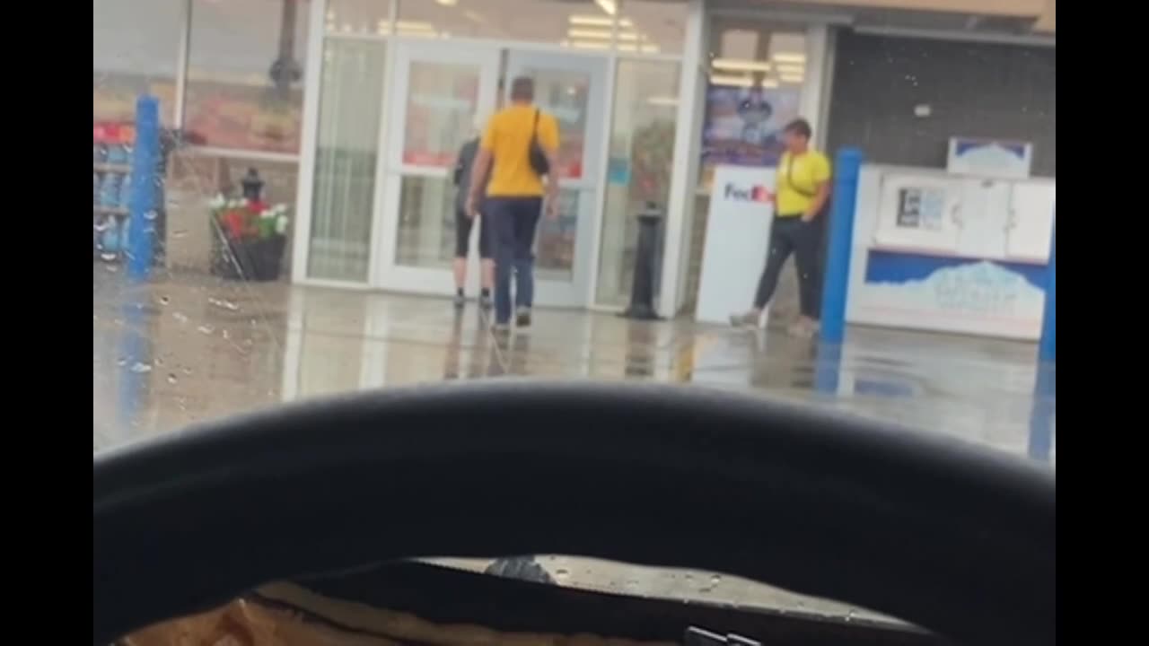 He was about to whoop her