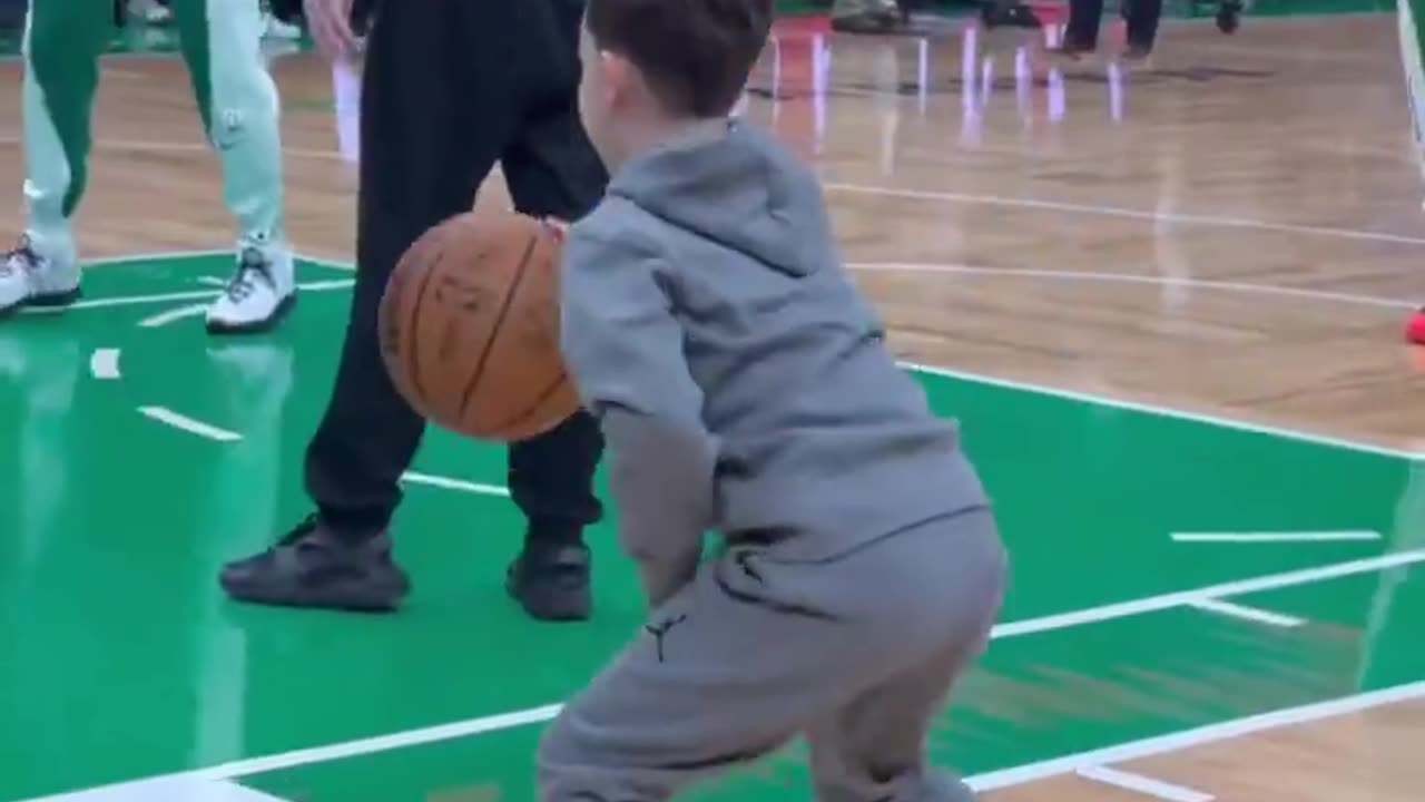 NBA - Deuce Tatum made sure to get his pregame workout in! 😆 Lakers-Celtics