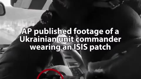 That time the media showed a Ukrainian commander with an ISIS patch on.