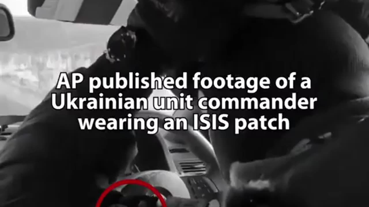 That time the media showed a Ukrainian commander with an ISIS patch on.