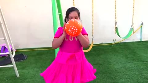 balloon - Preschool toddler learn color تعليم الالوان بالانجليزي_Cut