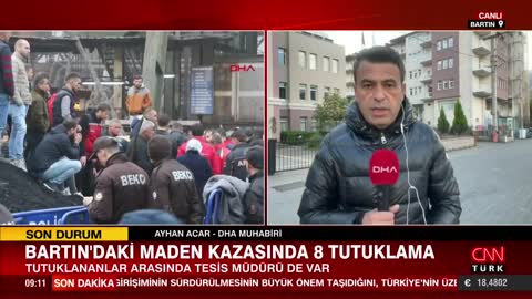 Bartın'daki maden kazasında 8 tutuklama!