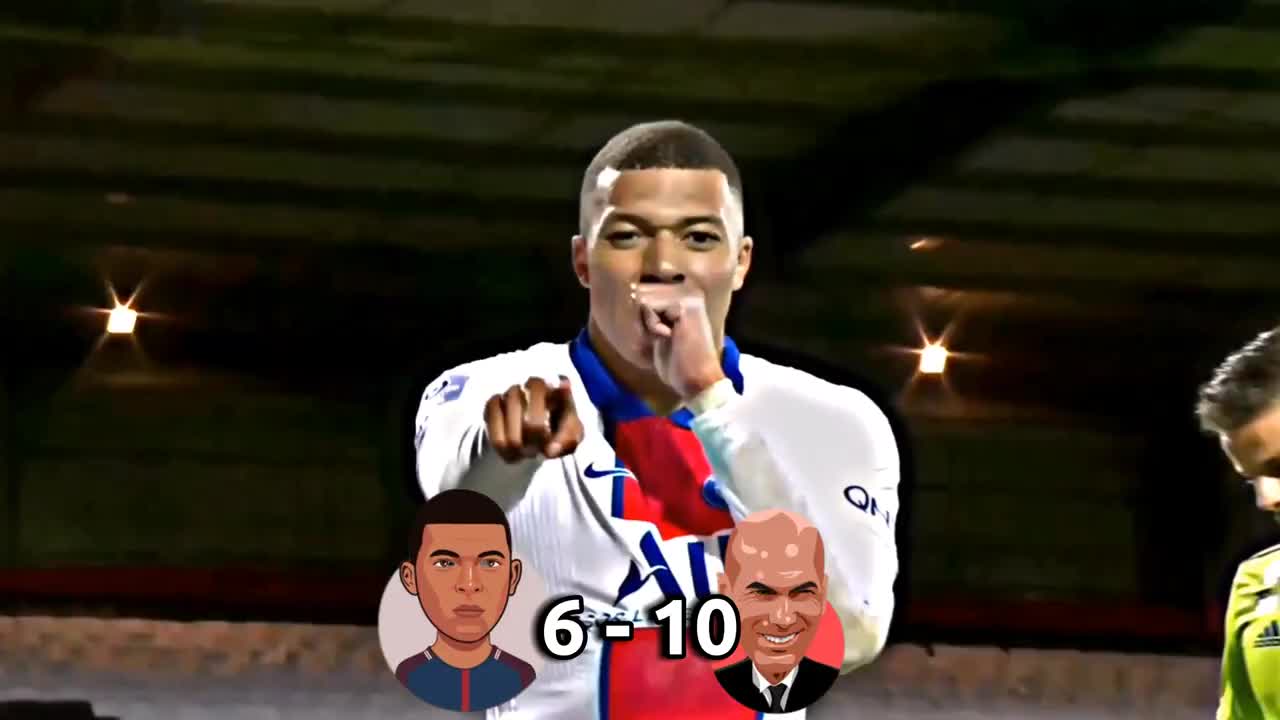 Kylian Mbappe VS Zinedine Zidane 💪🔥