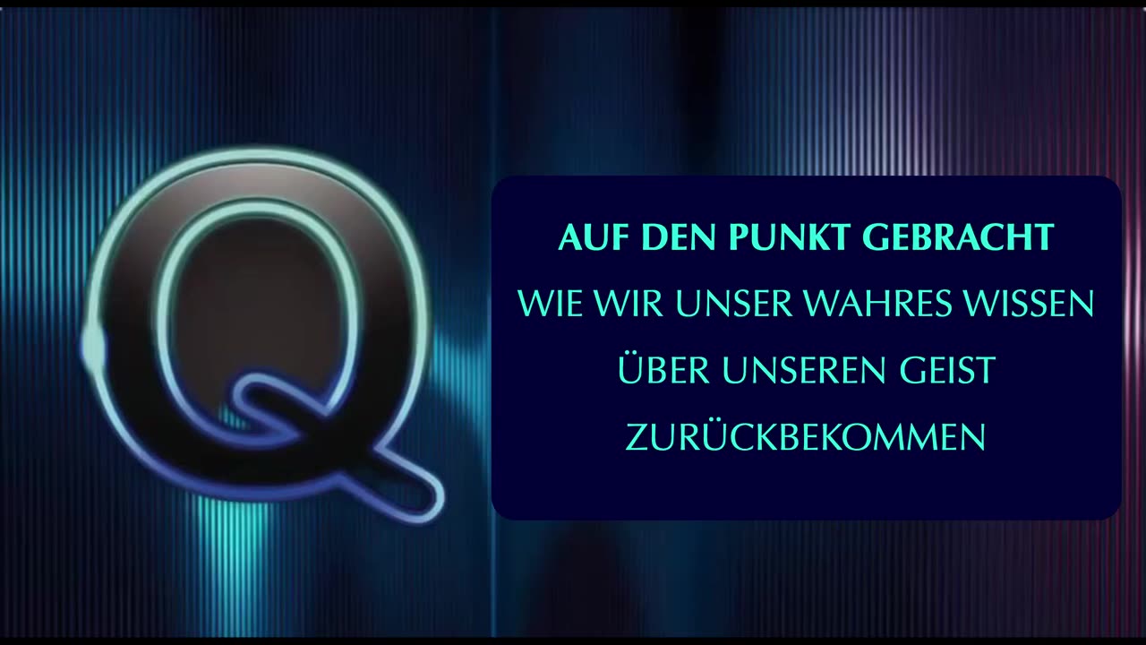 Q spricht darüber, wie wir all unser Wissen wiedererlangen können und was dabei passiert