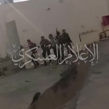 Hamas fighters share video of Israeli military camp.mp4