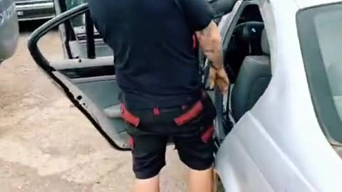 Disassembly and transformation of automobile