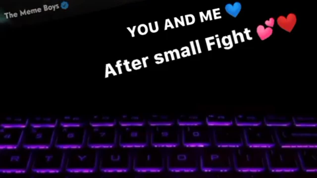 After a fight us