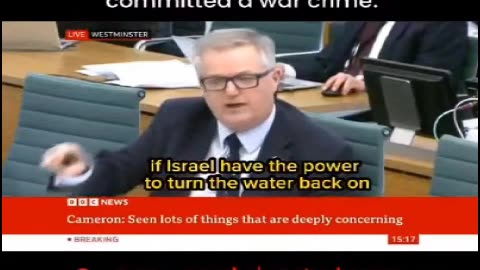 Cameron - Israel War Crimes