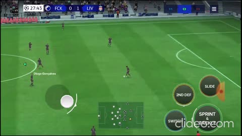 LIV VS FCK FC24 mobile gameplay