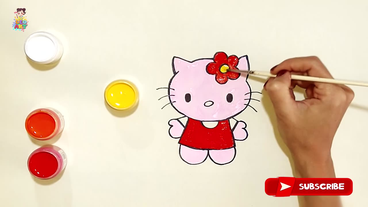 Hello kitty 🐱-Cute Painting Ideas